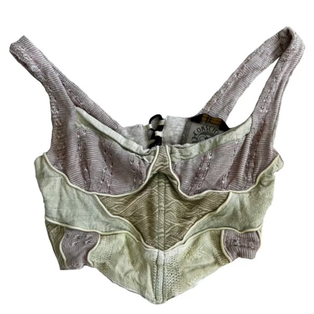 conscious convergence hippie boho corset top
size small